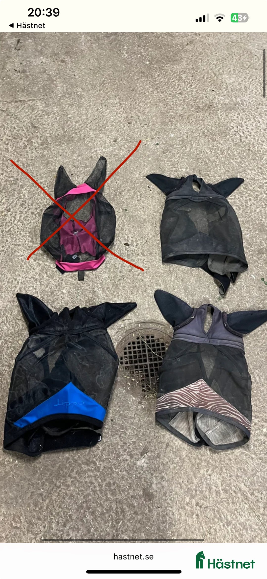 Övrig Hästutrustning hästutrustning till salu: Flughuvor - Annons 1