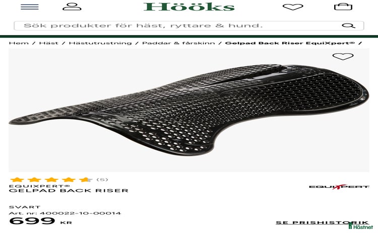 Sadeltillbehör hästutrustning till salu: Gelpad Back Rise i Vikingstad - Annons 16