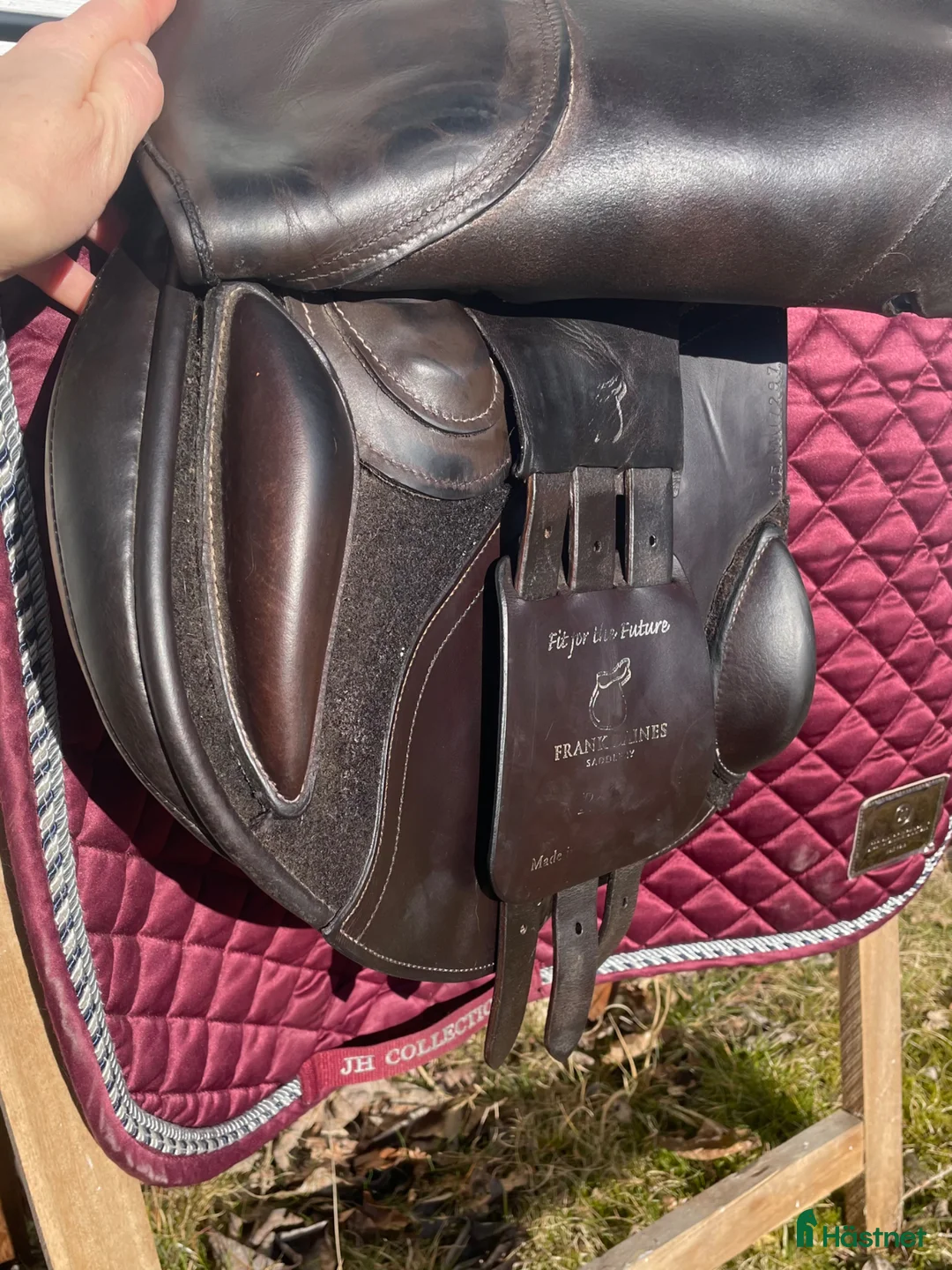 Sadlar hästutrustning till salu: Frank Baines reflex hoppsadel - Annons 7