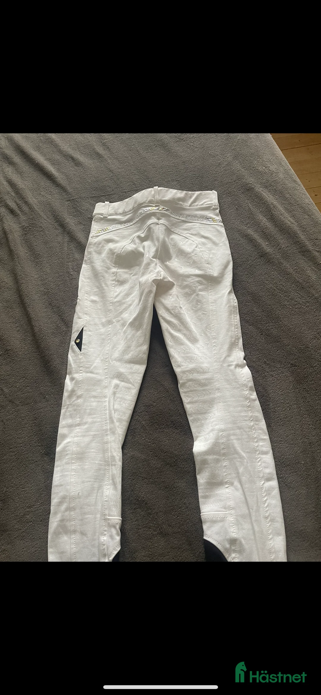 Ridbyxor ryttarutrustning till salu: Vita ridbyxor från equiline - Annons 2