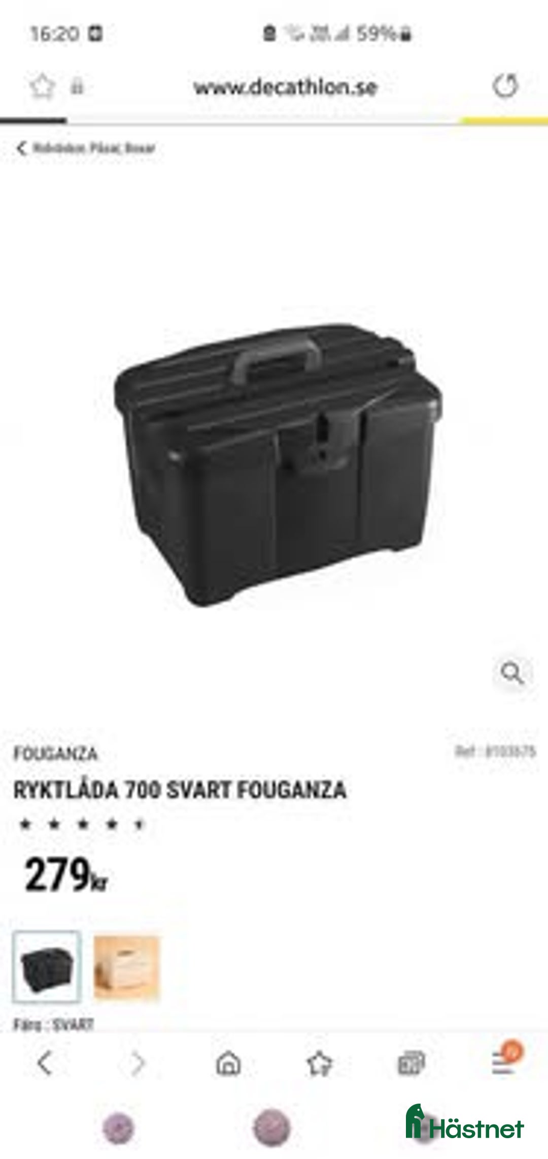 Stallinredning, stängsel & gård övrig utrustning till salu: Rymlig ryktlåda i Haninge - Annons 1