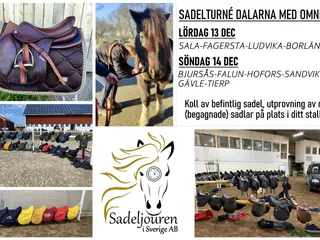 Sadlar hästutrustning Sadelturné Dalarna helgen 13-14 december i Falun - Annons 8