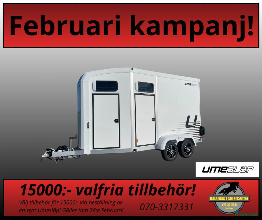 Hästtransporter  fordon & transport till salu: Umesläp - Februarikampanj! - Annons 2