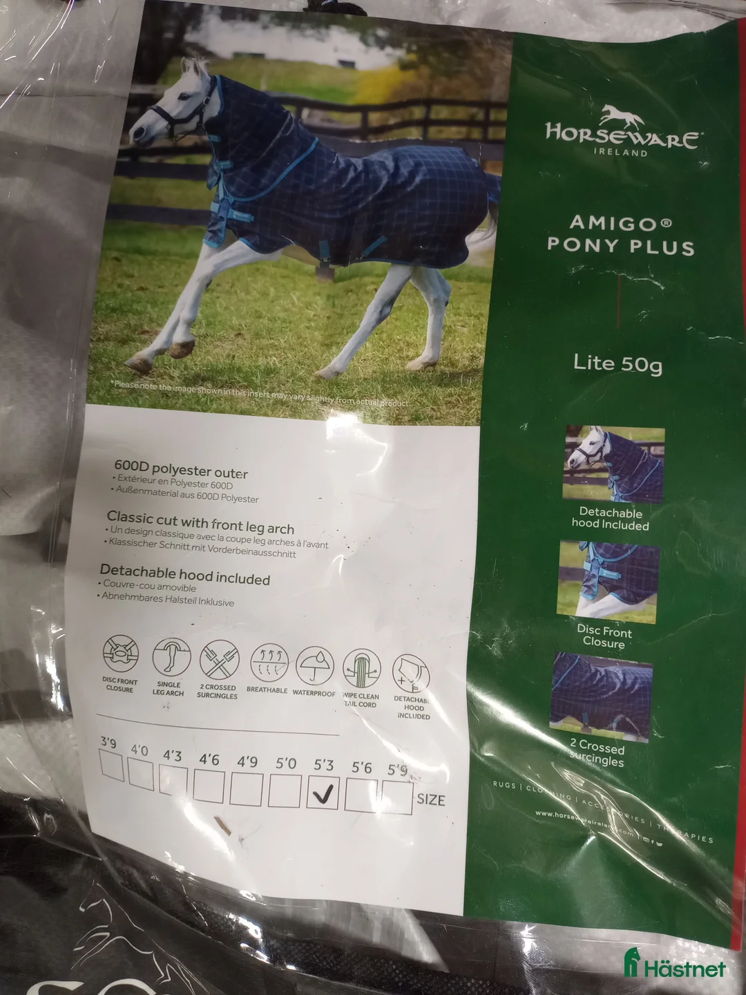 Täcken hästutrustning till salu: Täcke Horseware stl 110 - Annons 3