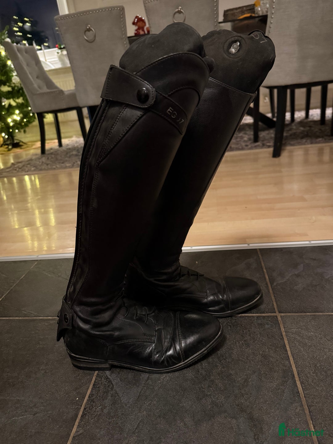 Ridstövlar ryttarutrustning till salu: Jättefina Ego 7 ridstövlar svarta - Annons 1