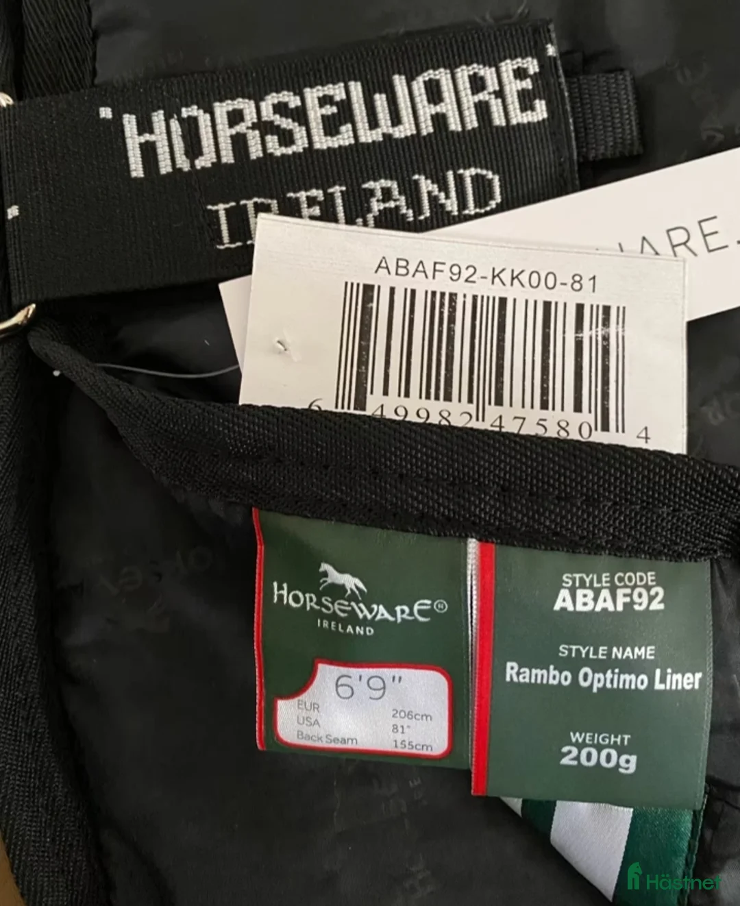 Täcken hästutrustning till salu: Rambo Optimo 200g 155 i Rörbäcksnäs - Annons 2