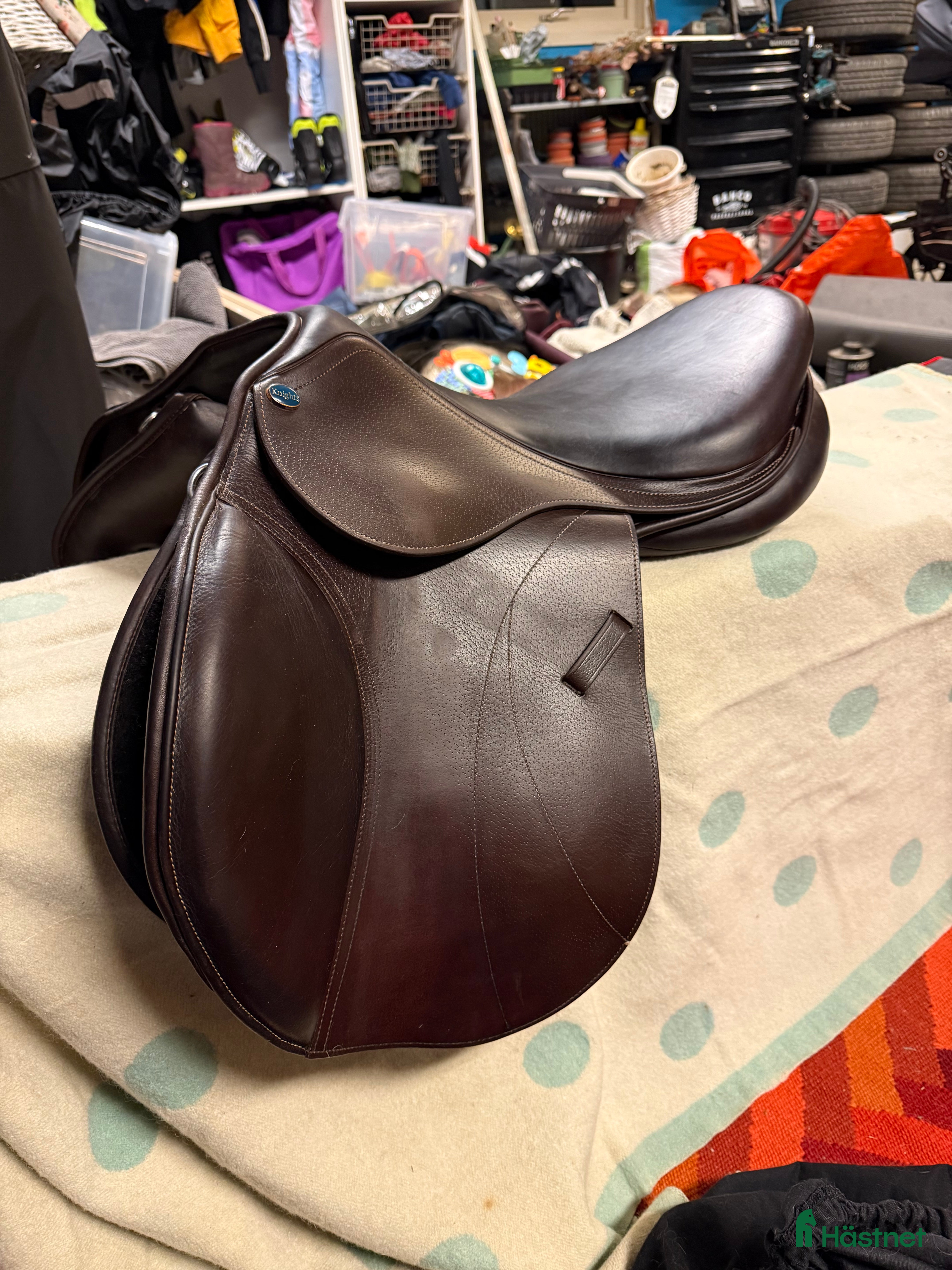 Sadlar hästutrustning Knights Siddhant 17” i fint skick - Annons 8