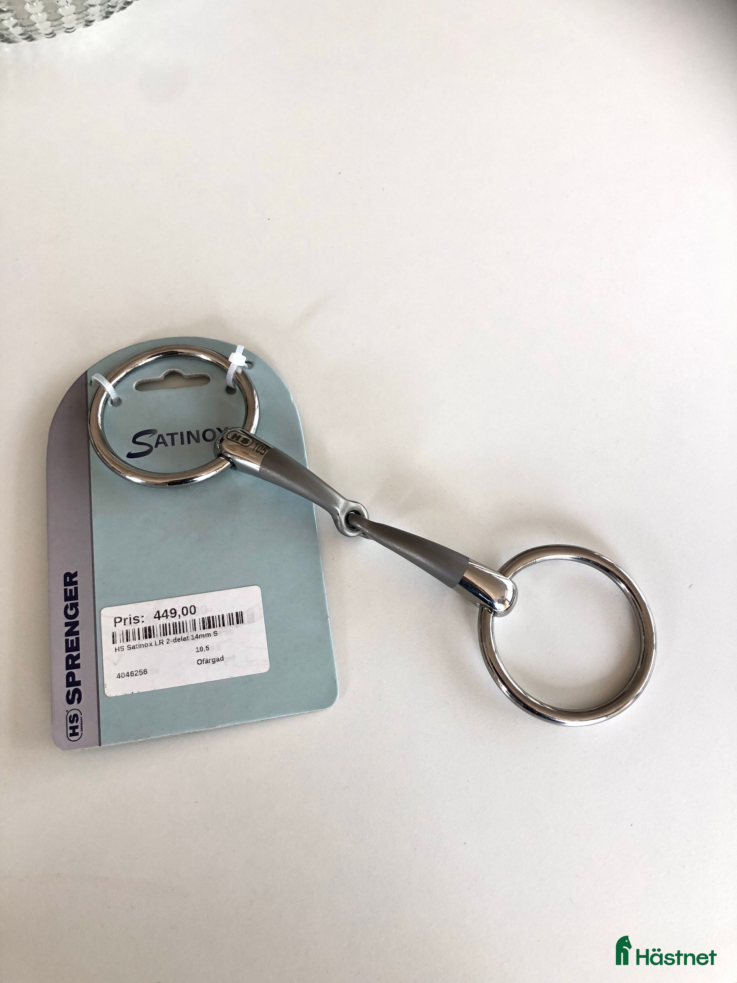 Bett hästutrustning HS Sprenger Satinox 2-delat bett lösa ringar - Annons 1