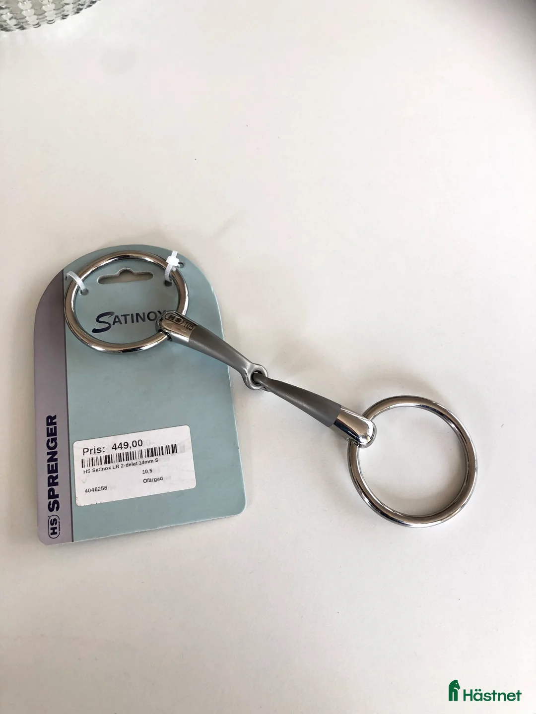 Bett hästutrustning till salu: HS Sprenger Satinox 2-delat bett lösa ringar - Annons 1