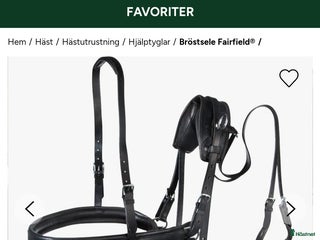 Körselar körning till salu: Bröstsele Fairfield "Hööks" storlek full i Bergshamra - Annons 10