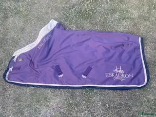 Täcken hästutrustning till salu: Supersnyggt esakadrontäcke i Johannishus - Annons 2