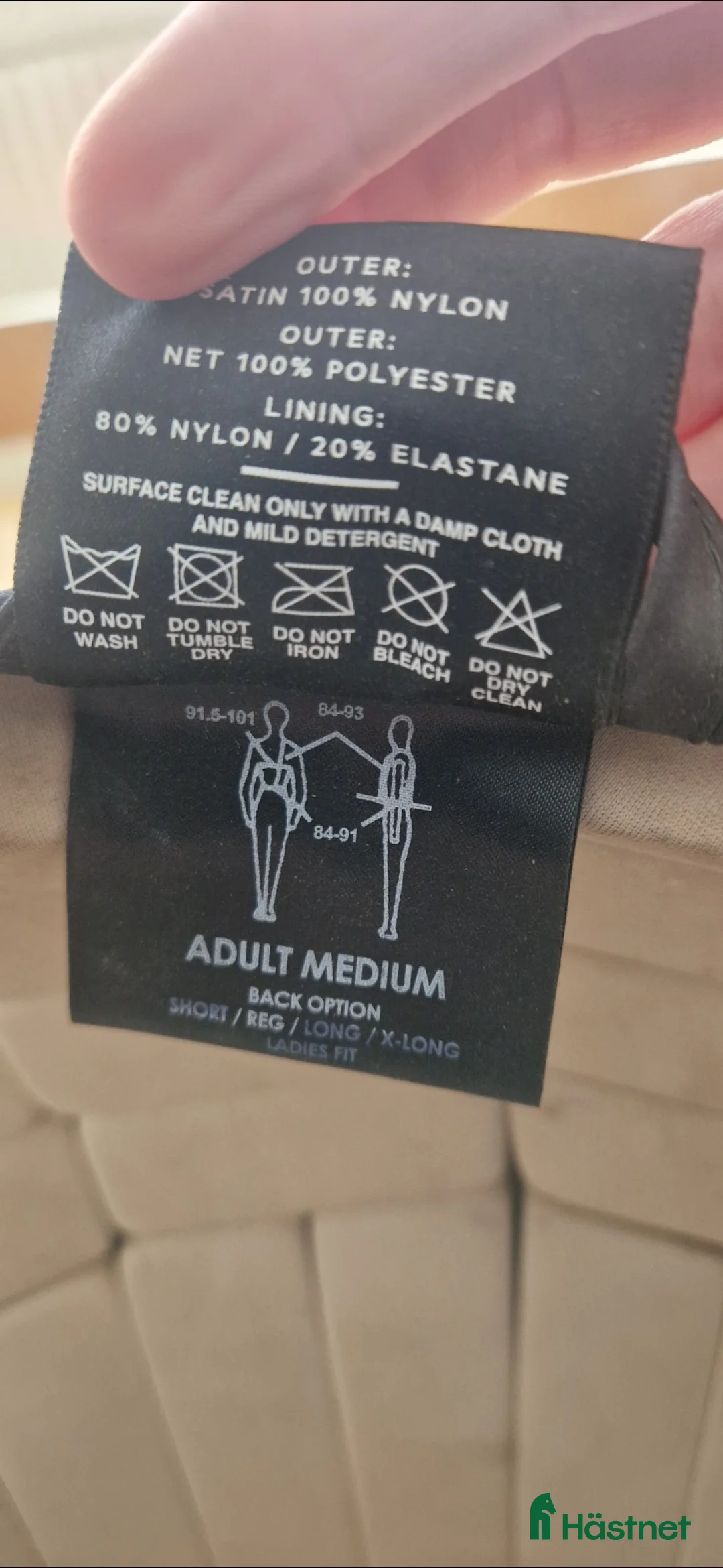 Säkerhetsvästar ryttarutrustning till salu: Racesafe säkerhetsväst strl. Vuxen M - Annons 3