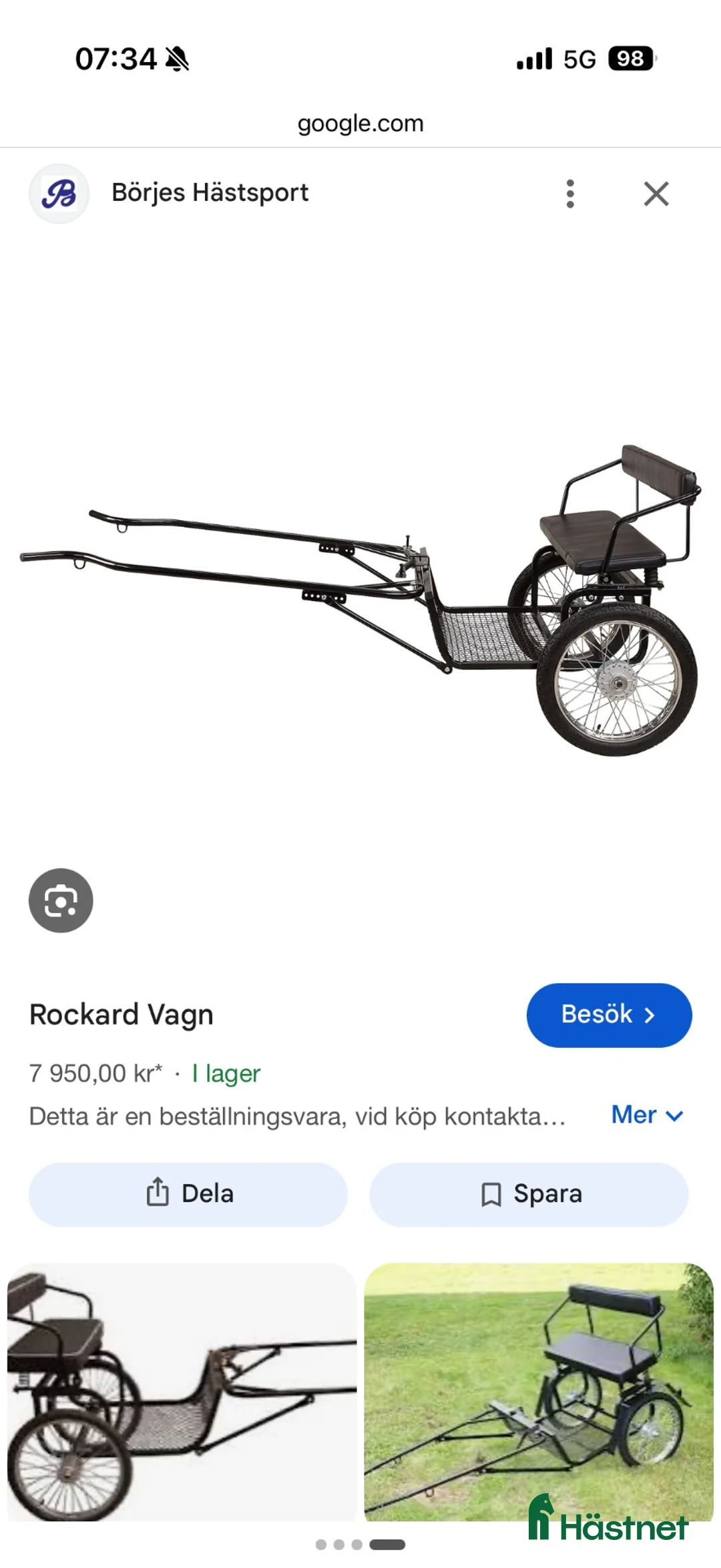 Körsulkys körning till salu: Ponny rockard i Äsperöd - Annons 5