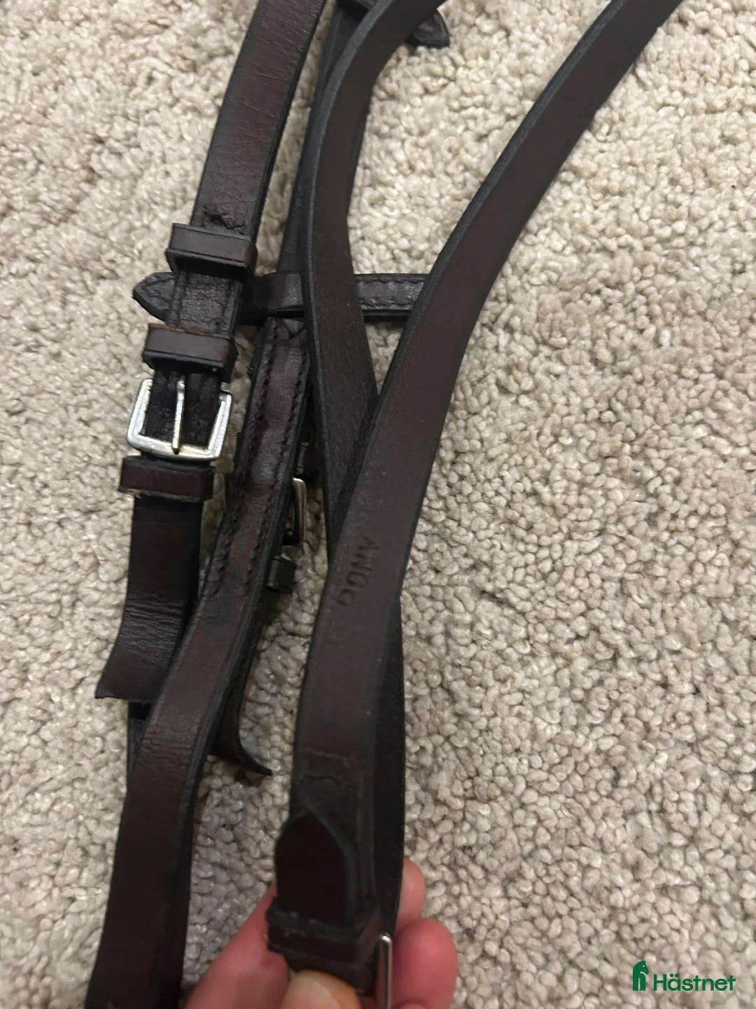 Träns hästutrustning till salu: Lädertyglar svarta och mörkbruna i Enhörna - Annons 4