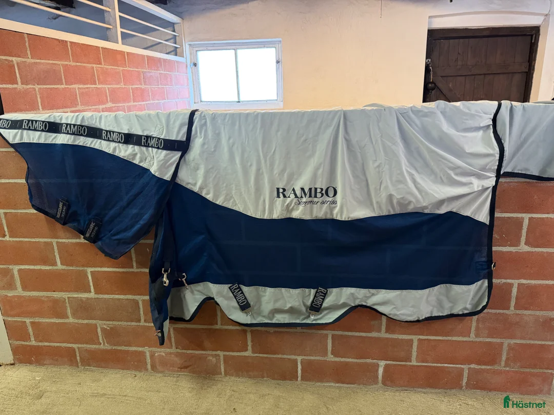 Täcken hästutrustning till salu: Rambo, flugtäcke, summer serie - Annons 1