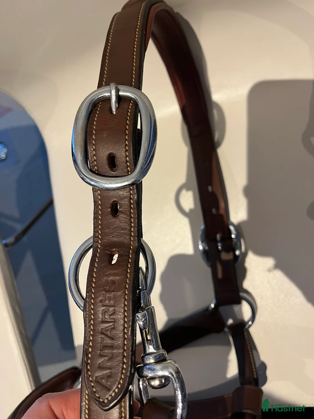 Övrig Hästutrustning hästutrustning till salu: Superfin lädergrimma från Antares i Lidingö - Annons 1