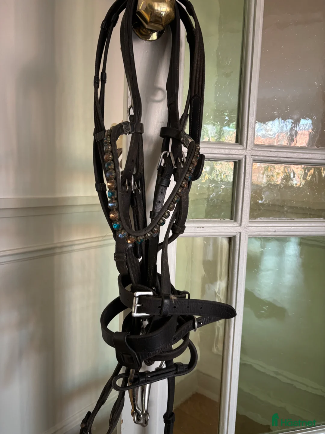 Träns hästutrustning till salu: Dyon träns med tyglar till - Annons 1