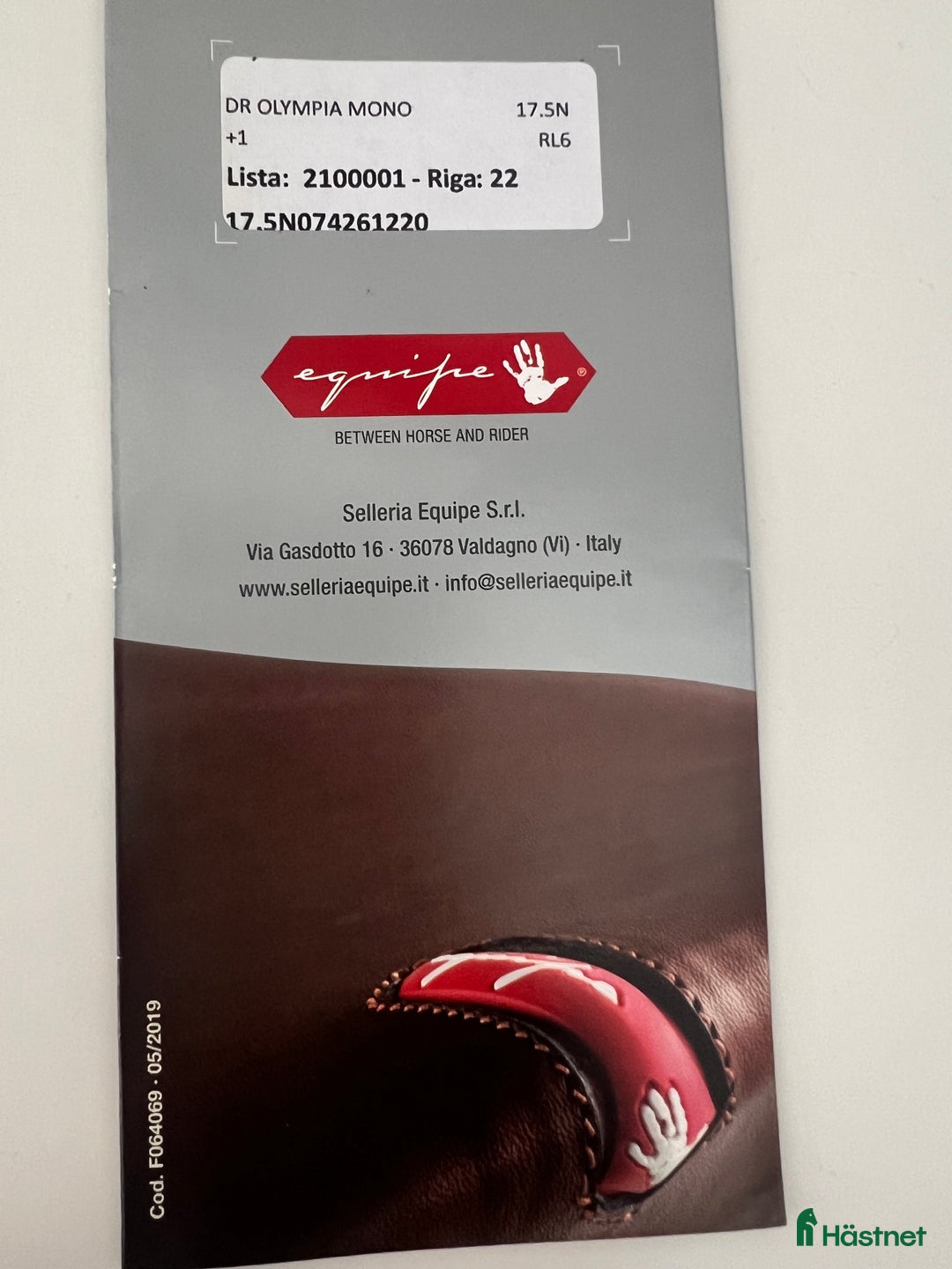Sadlar hästutrustning till salu: Equipe Olympia - nyskick i Norrtälje - Annons 10