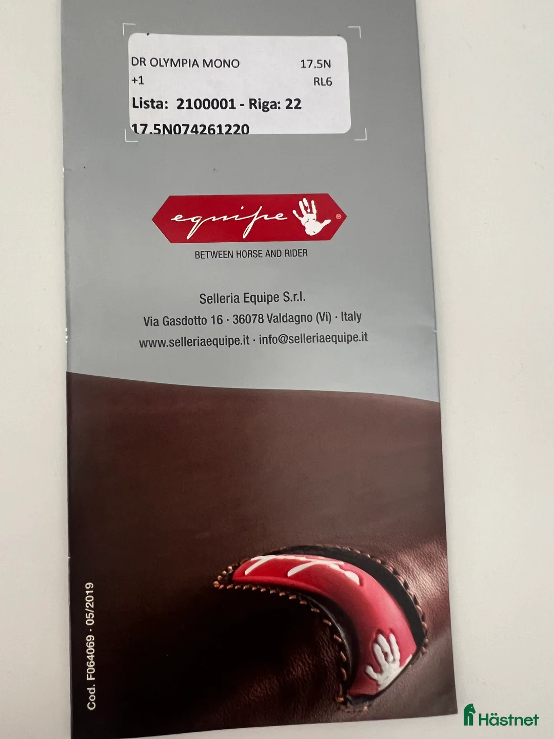 Sadlar hästutrustning till salu: Equipe Olympia - nyskick i Norrtälje - Annons 10