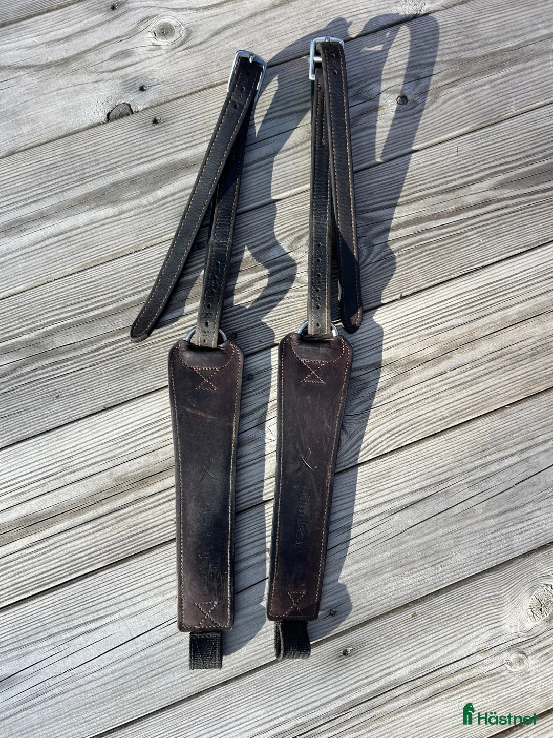 Sadeltillbehör hästutrustning till salu: Freejump Pro-Grip stigläder  - Annons 1