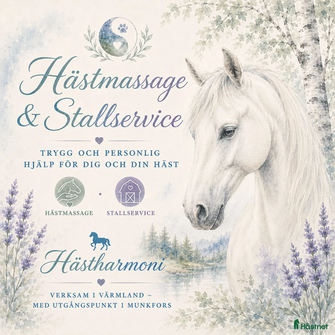 hästservice finnes: Hästmassage & stallservice - Annons 1