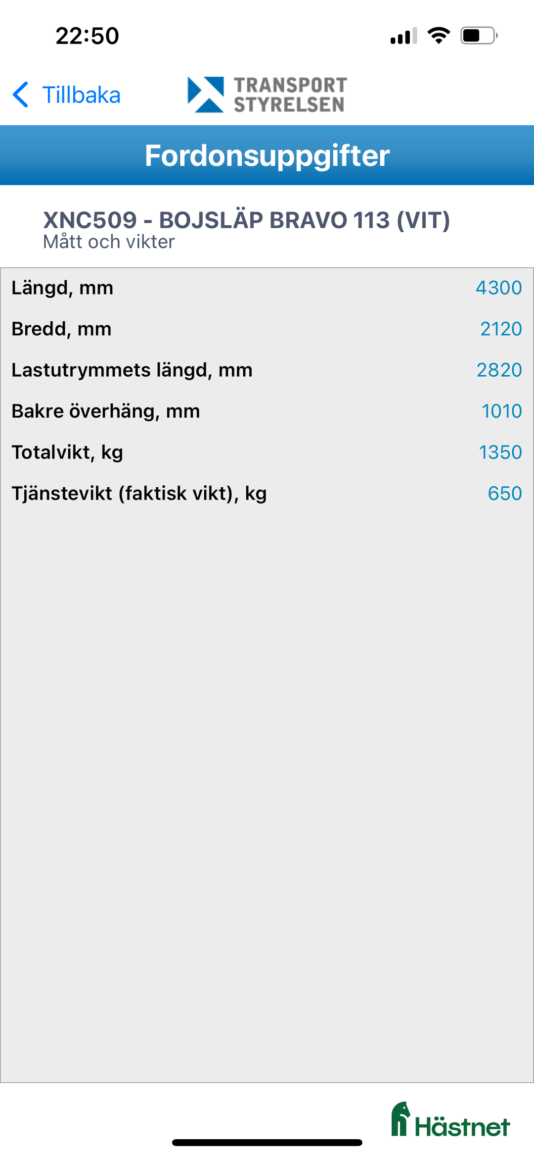 Hästtransporter  fordon & transport till salu: Bojsläp bravo (116) -06 i Luleå - Annons 6