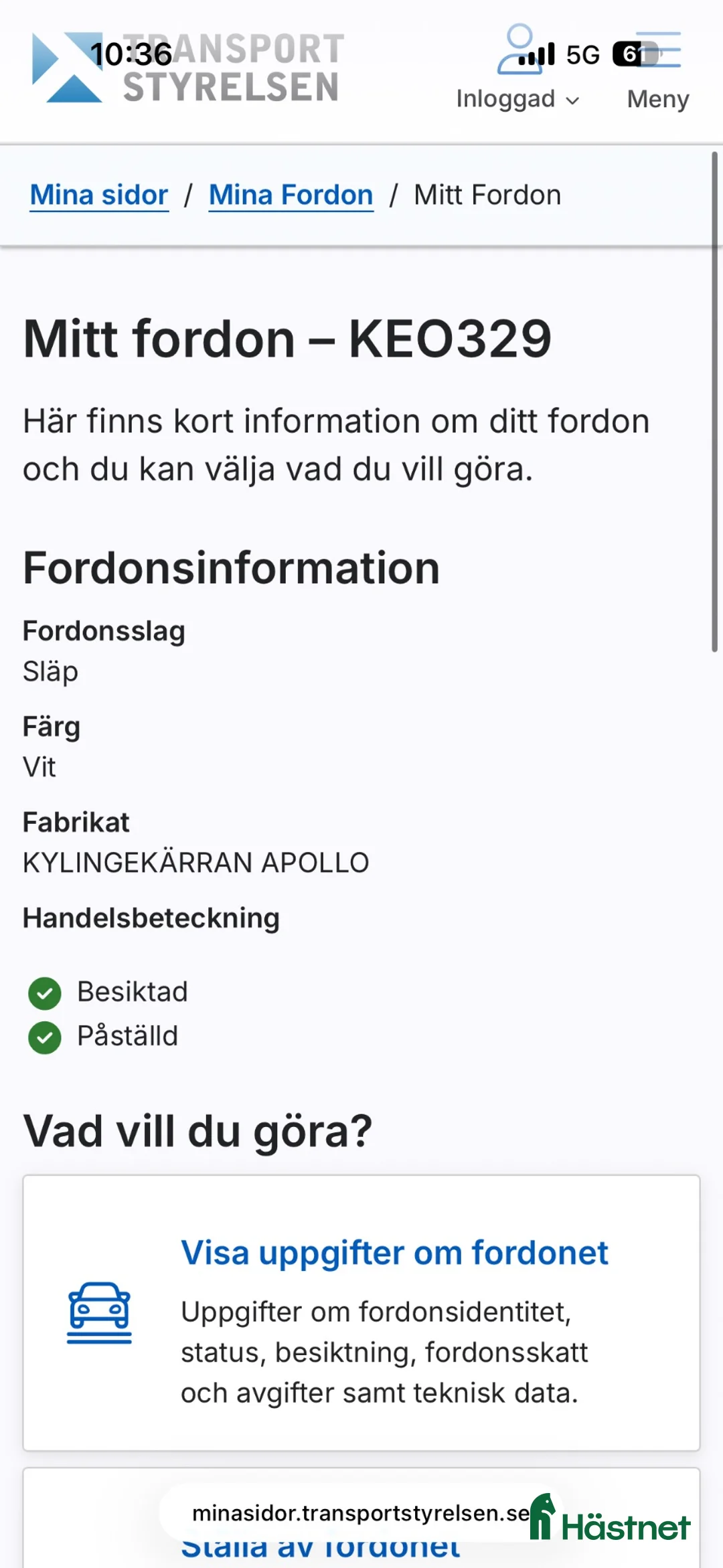 Hästtransporter  fordon & transport till salu: KyllingkärranApollo med frontutlastning nybes  - Annons 9