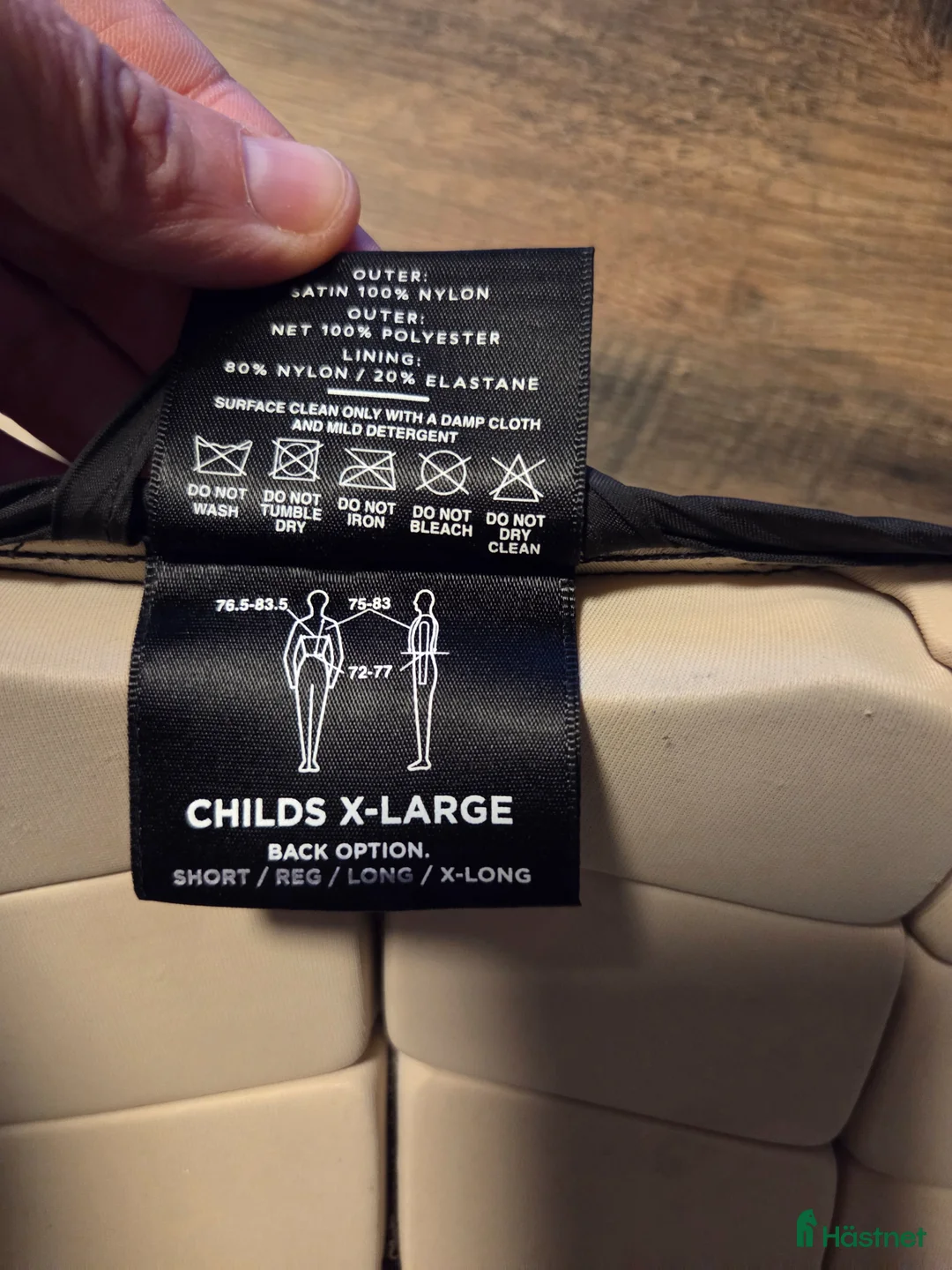 Säkerhetsvästar ryttarutrustning till salu: Racesafe stl child xl, x-long rygg i Hjärtum - Annons 1