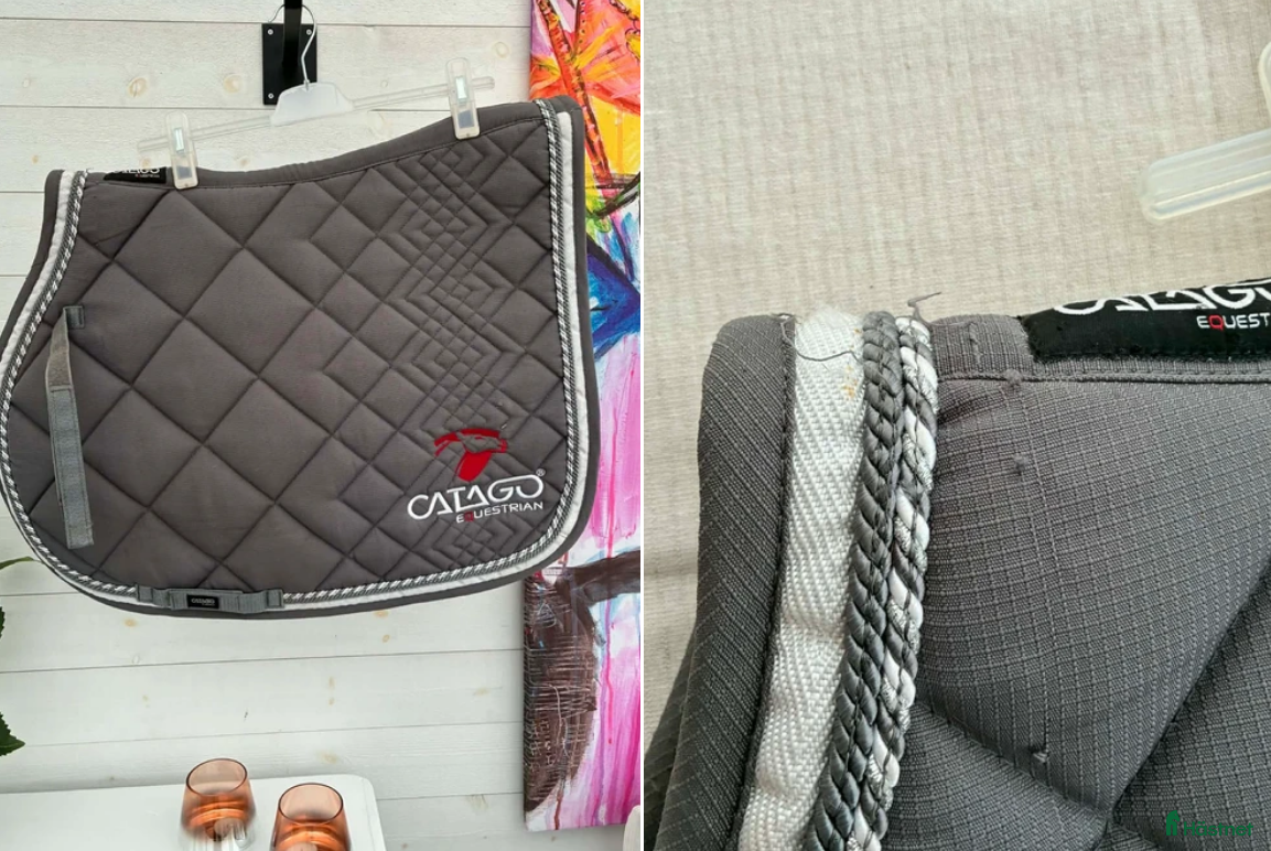 Schabrak & Vojlockar hästutrustning Catago schabrak 17 – grått i bra skick - Annons 1
