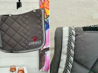 Schabrak & Vojlockar hästutrustning Catago schabrak 17 – grått i bra skick - Annons 1