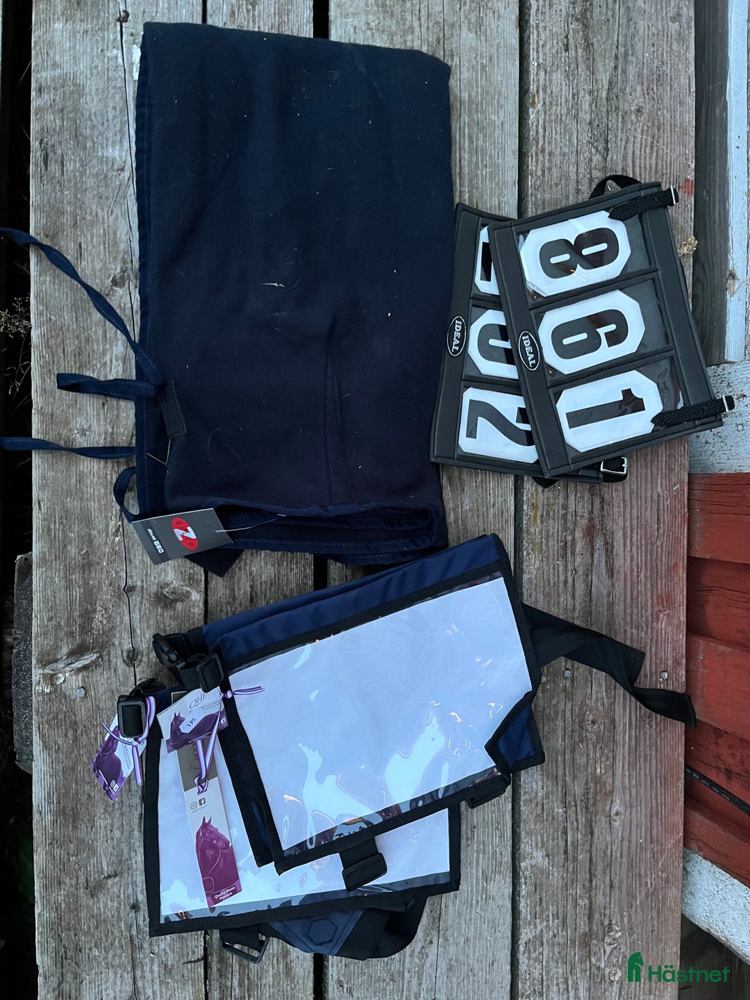 Övrig Körutrustning körning till salu: Paket med körförkläde & nummerlappar i Västra Ämtervik - Annons 1