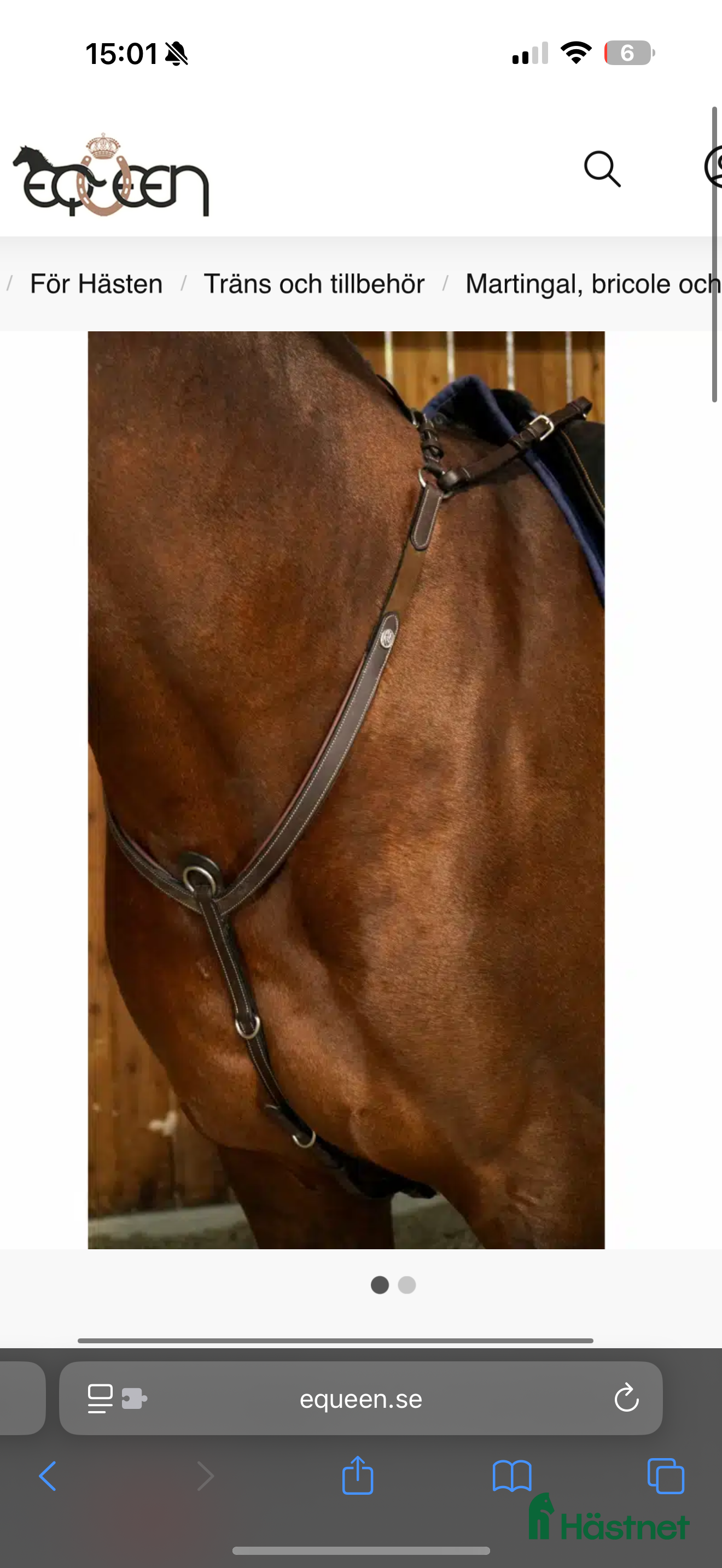 Övrig Hästutrustning hästutrustning Förbygel med brygga och vita sömmar  - Annons 6