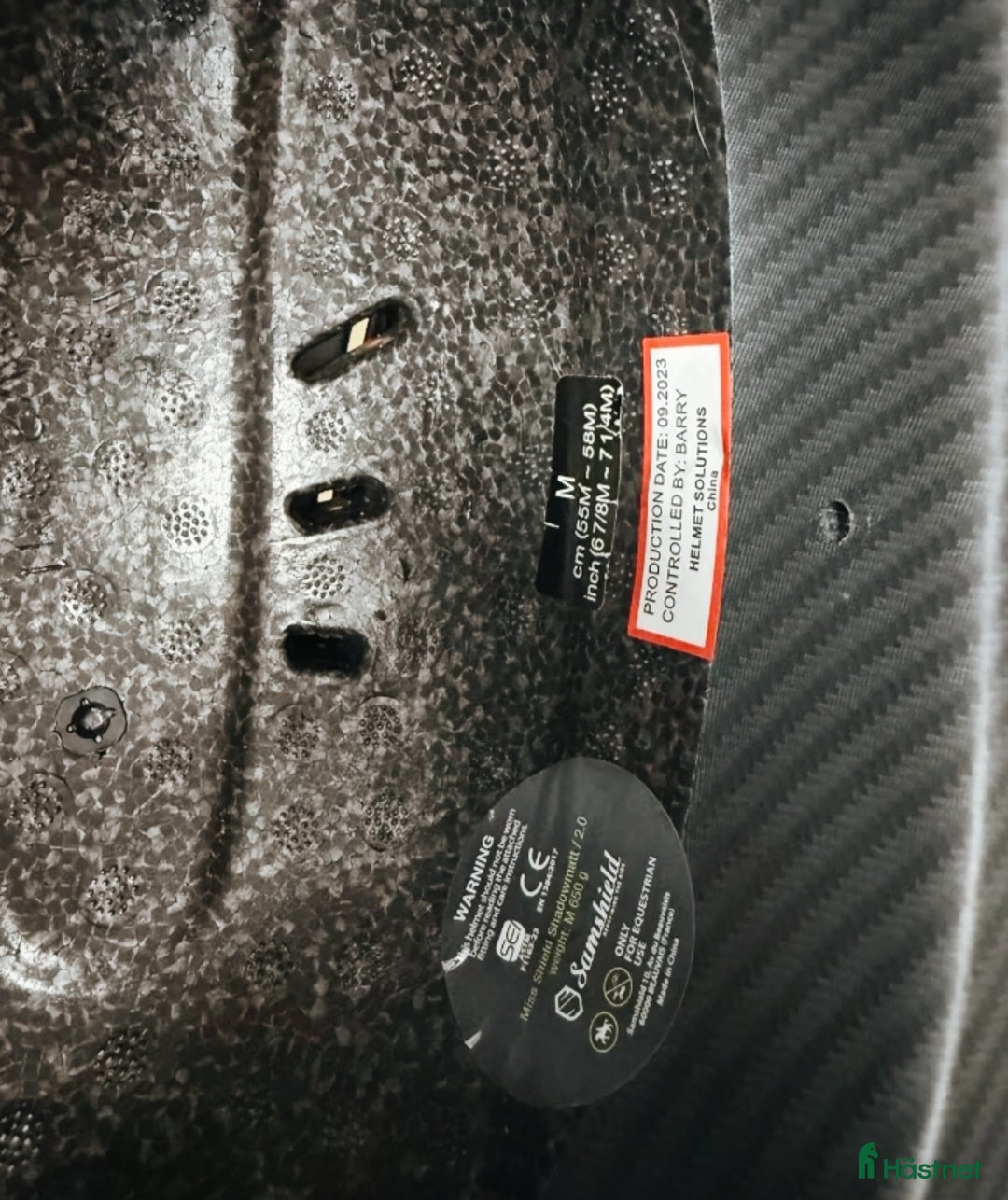 Hjälmar ryttarutrustning till salu: Miss Shield 2.0 Shadowmatt Medium  i Grängesberg - Annons 5