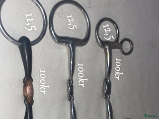 Bett hästutrustning till salu: 3 bett i nyskick i Ås - Annons 2