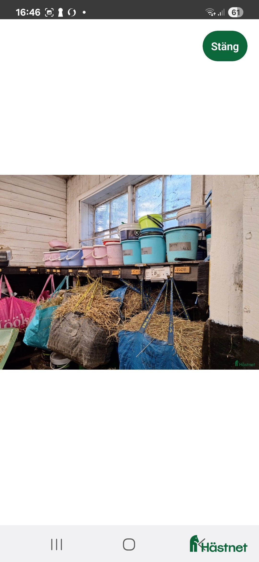  stallplats finnes: Stallplatser i Tungelsta  i Tungelsta - Annons 2