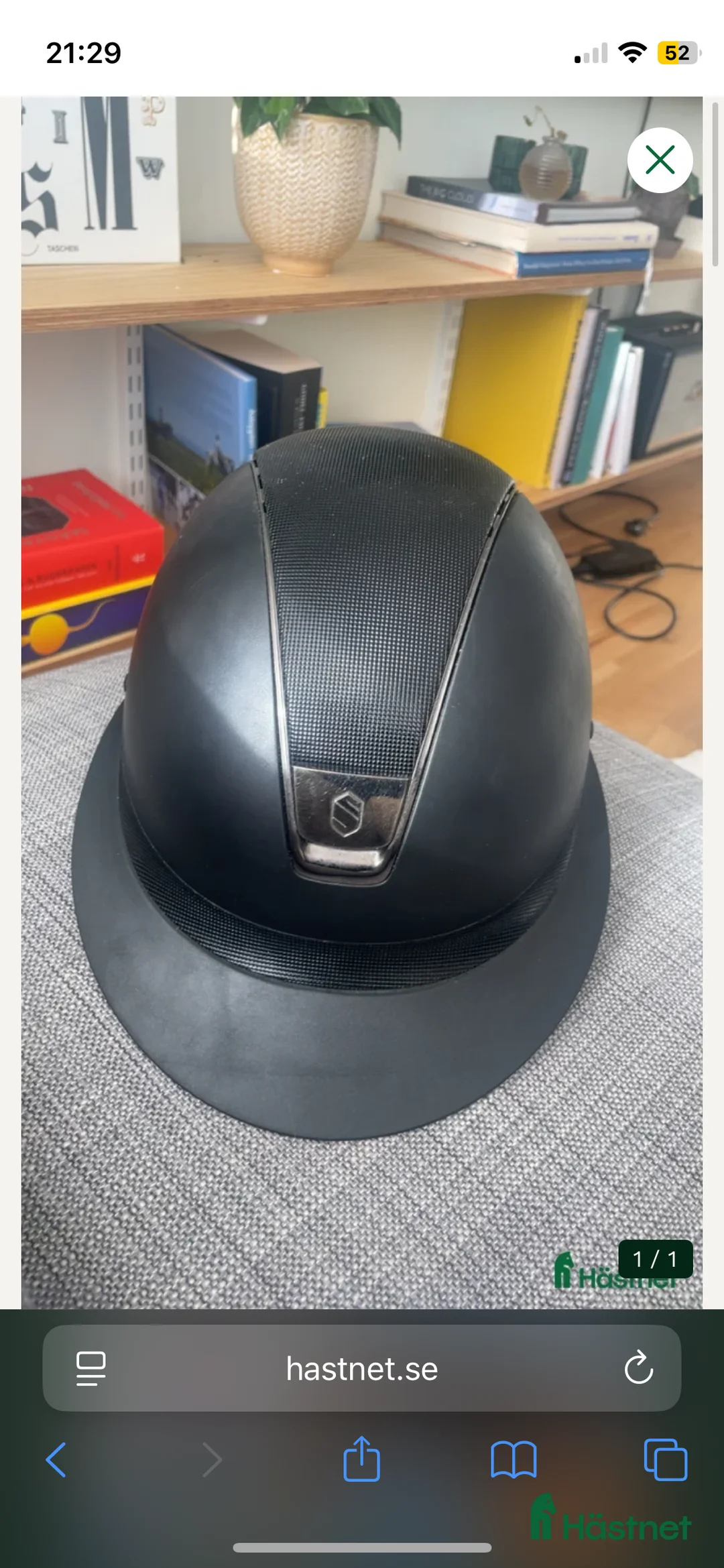 Hjälmar ryttarutrustning till salu: snygg samsheild hjälm - Annons 1