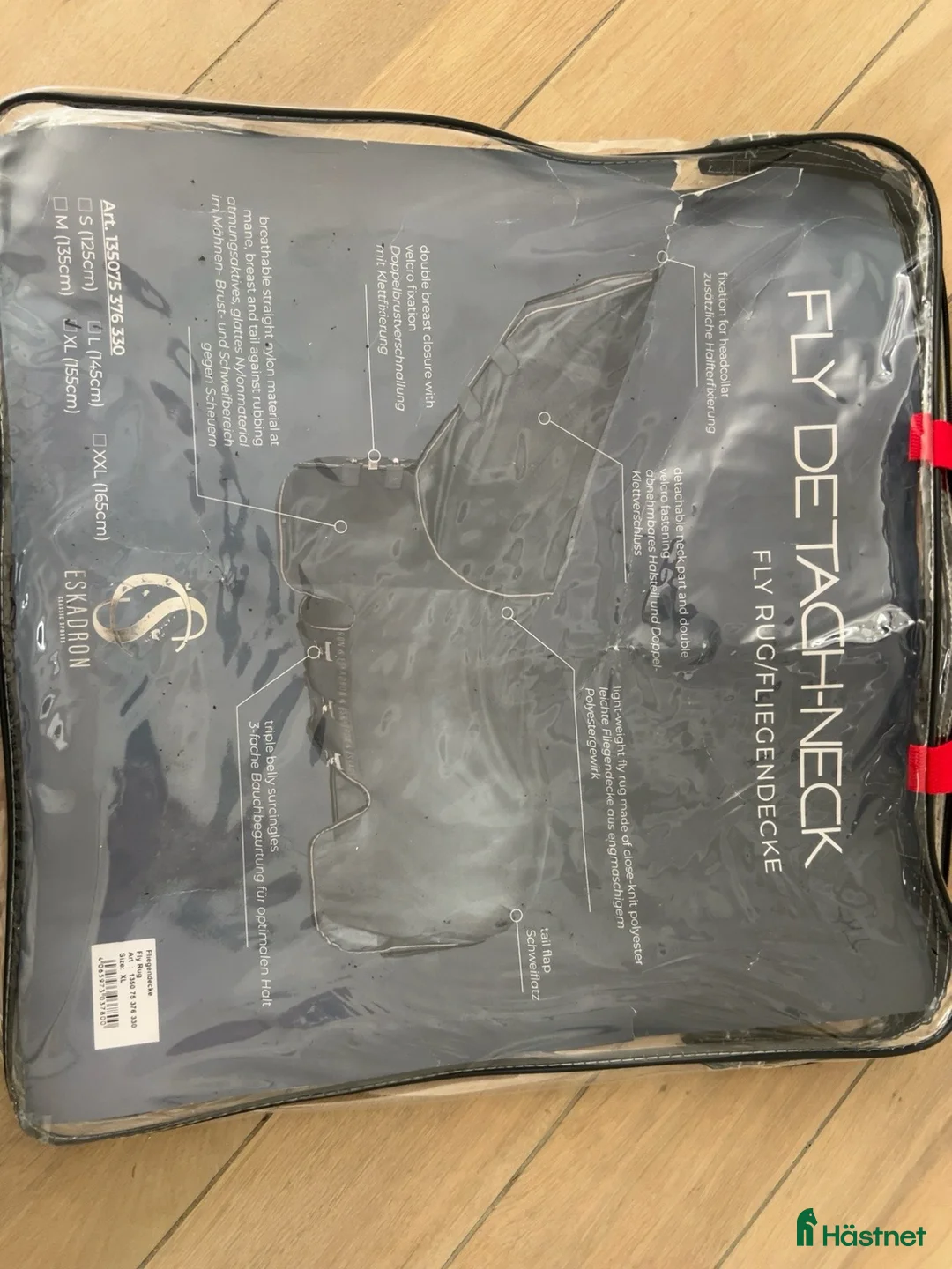 Täcken hästutrustning till salu: Eskadron Fly Detach-Neck flugtäcke 155 (XL) - Annons 2