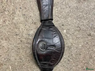 Sadeltillbehör hästutrustning Dressyrgjord 60cm - brun från Childeric - Annons 4