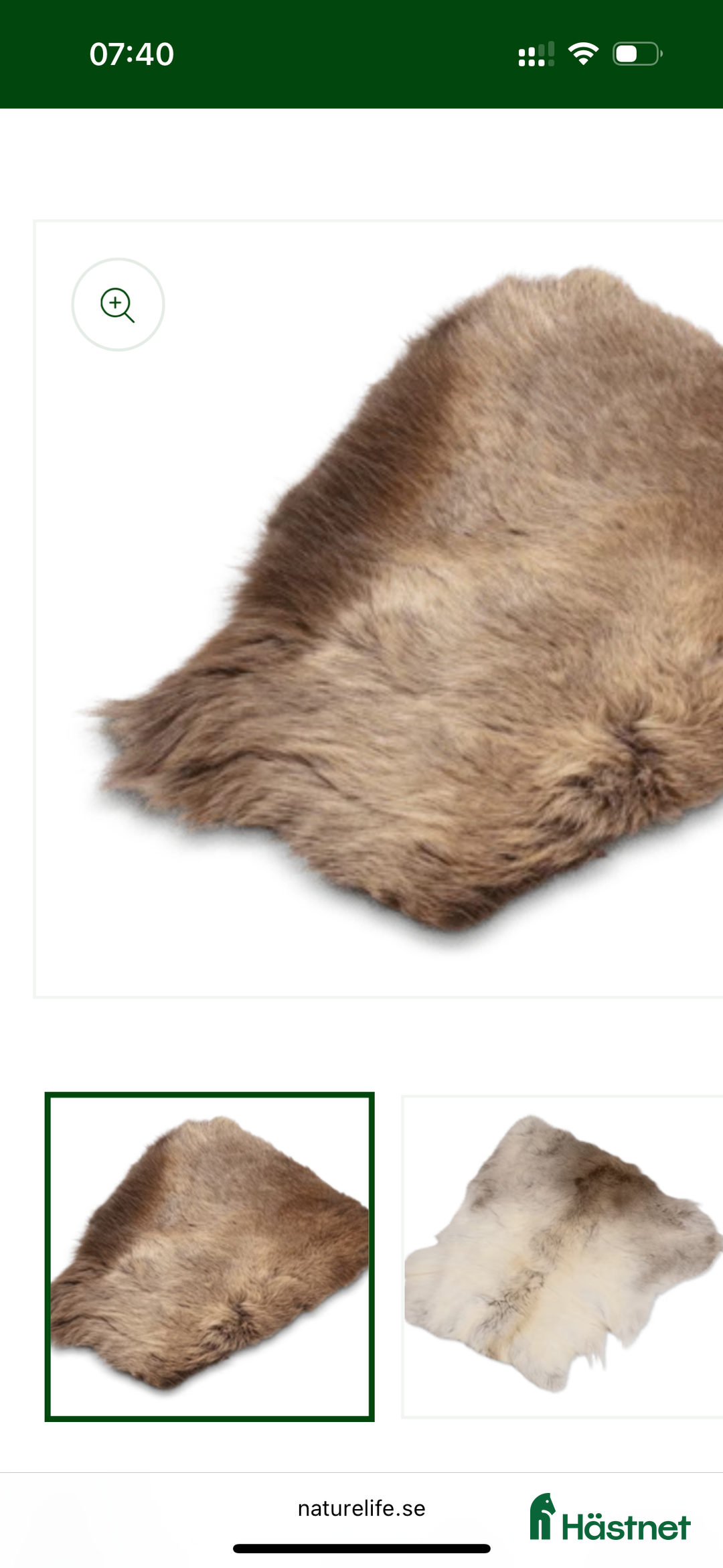 Övrig Hästutrustning hästutrustning till salu: Renskinn i Huskvarna - Annons 1