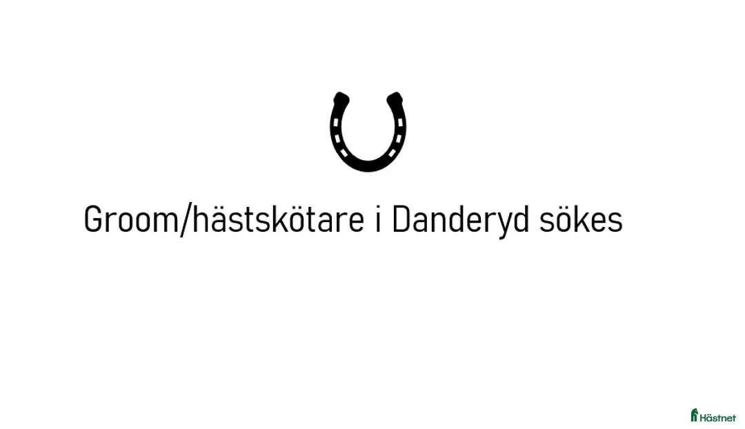  hästjobb finnes: Groom/Hästskötare sökes (Tävlingshoppning) - Annons 1