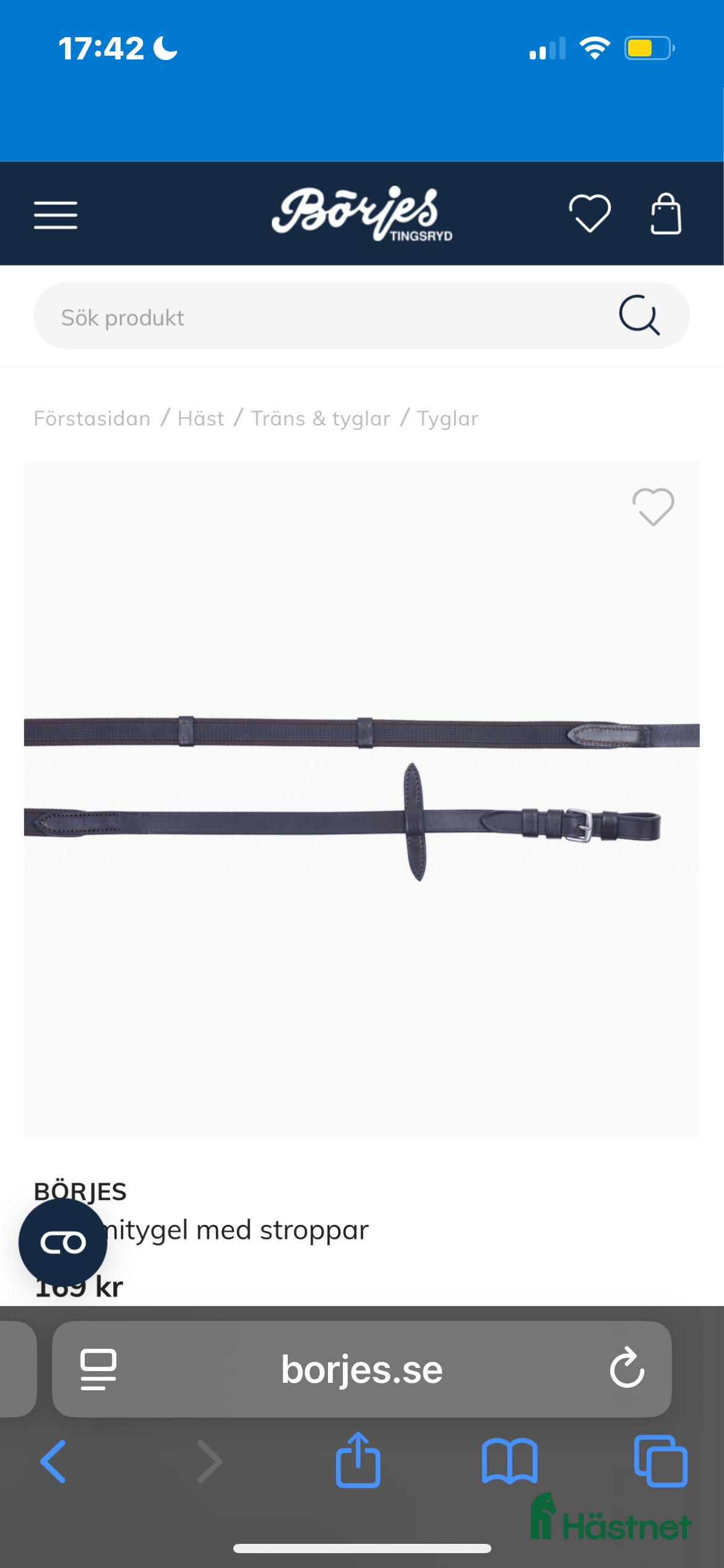 Träns hästutrustning till salu: Helt nya tyglar  i Filipstad - Annons 2