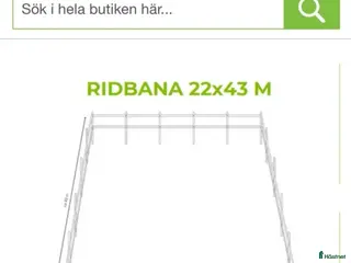 Stallinredning, stängsel & gård övrig utrustning till salu: Ridbana staket - Annons 2