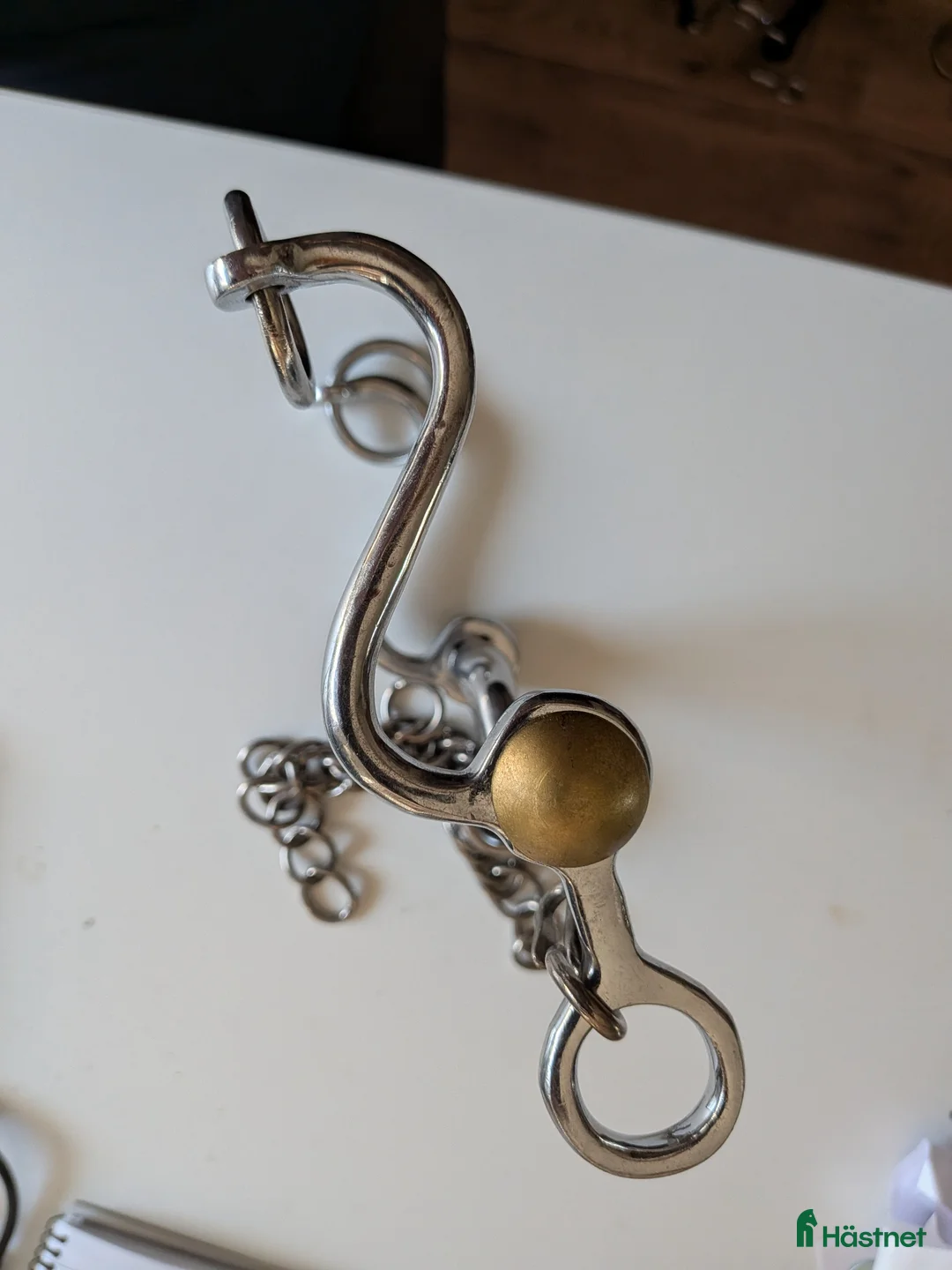 Bett hästutrustning till salu: Kort S- stång Stl 13,5 - Annons 2