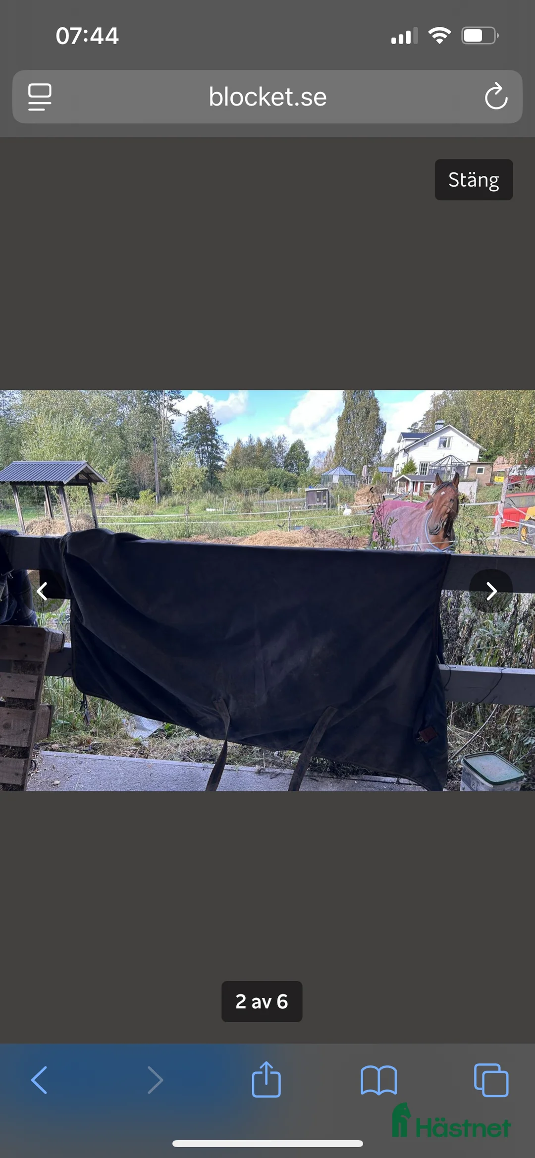 Täcken hästutrustning till salu: Bucas slitet regntäcke  i Söderhamn - Annons 2