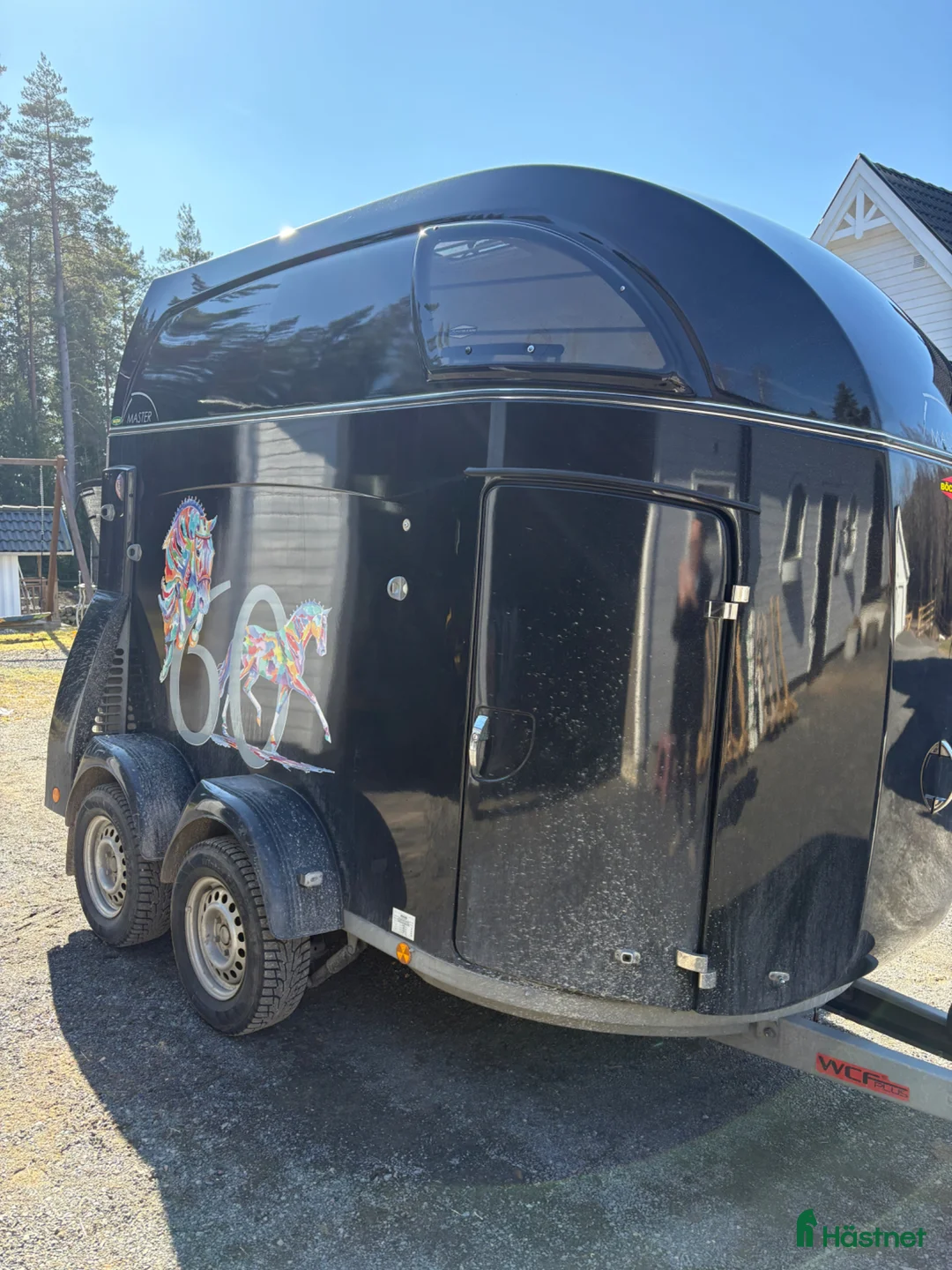 Hästtransporter  fordon & transport till salu: Fräsig Böckmann Master med snygg dekor - Annons 1