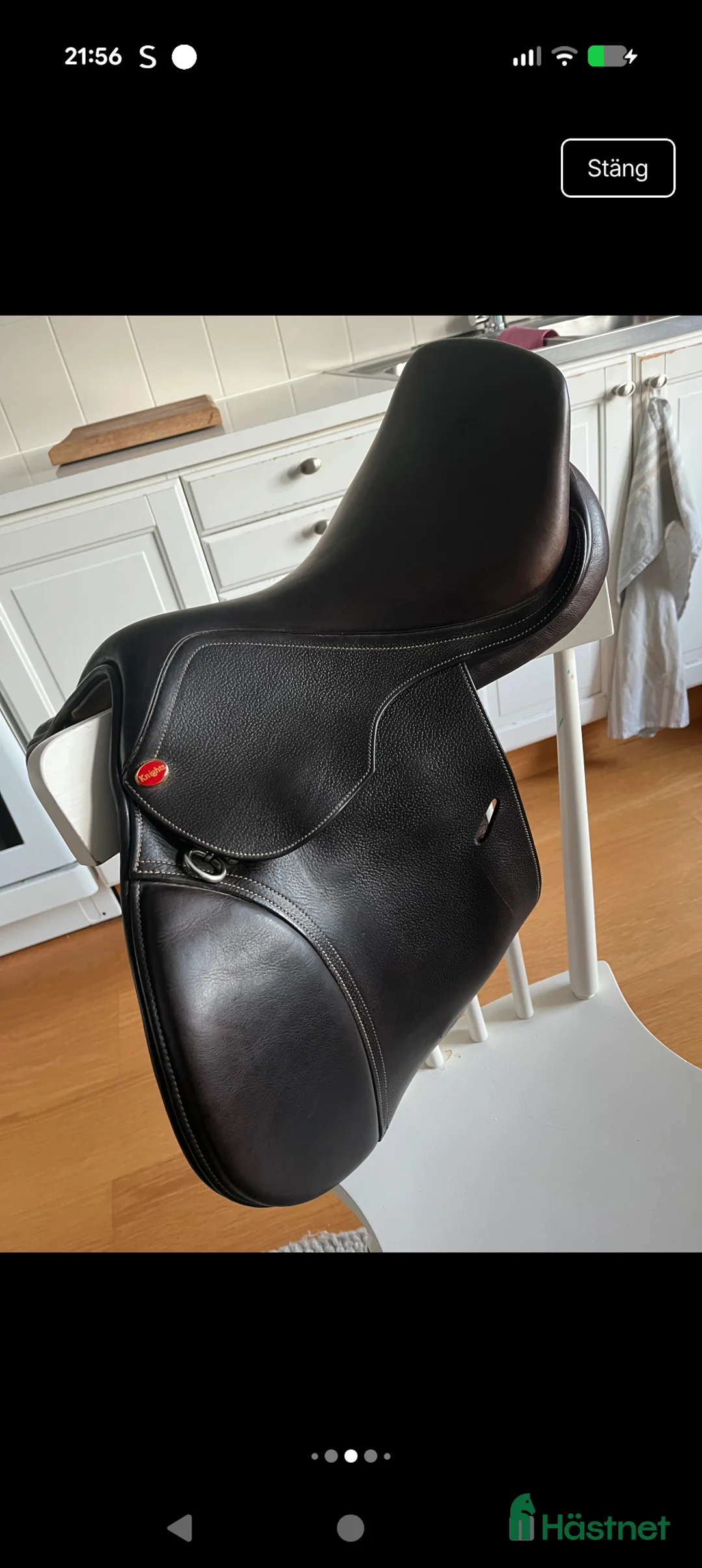 Sadlar hästutrustning till salu: Knights Robin Hood 15" hoppsadel i Sollefteå - Annons 1