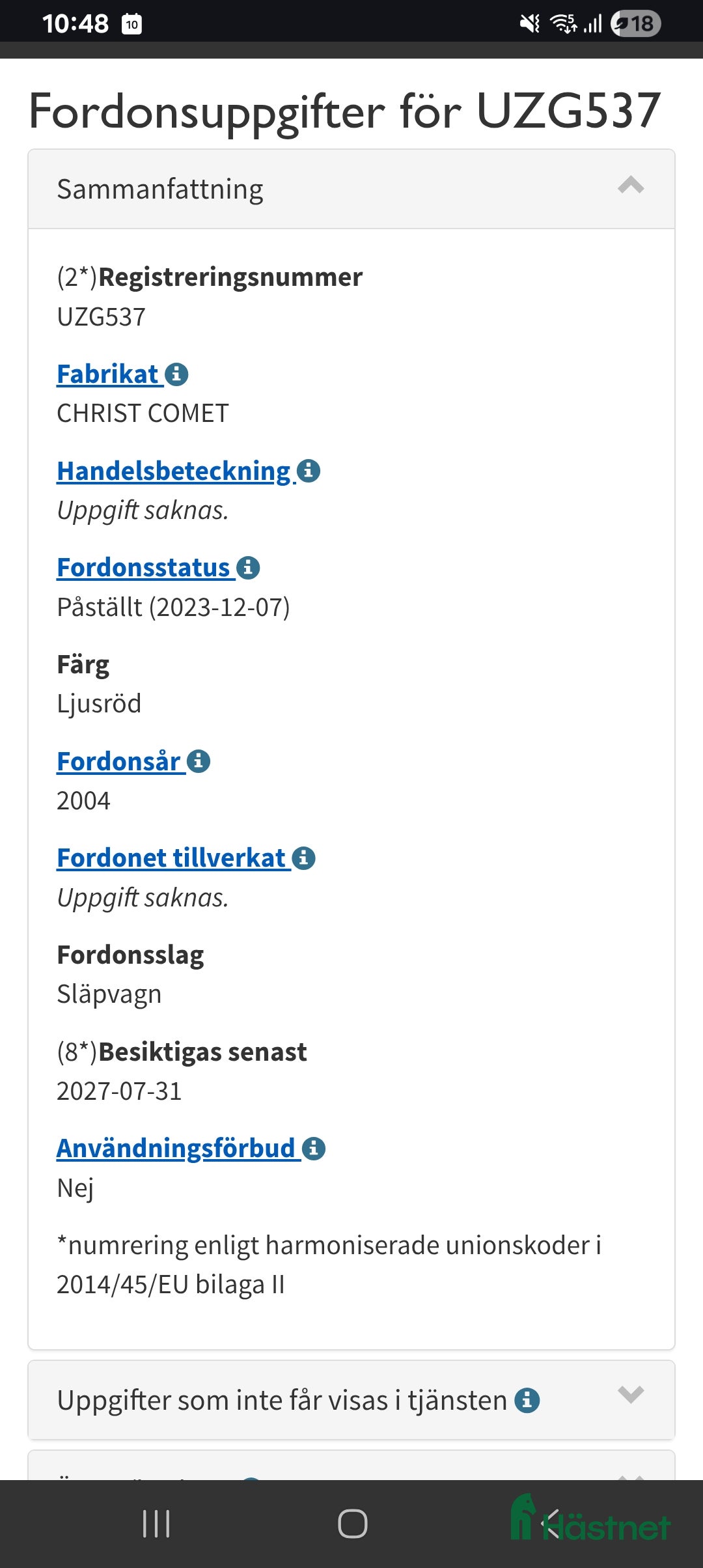 Hästtransporter  fordon & transport till salu: Välvårdad ljus hästtransport  i Örkelljunga - Annons 2