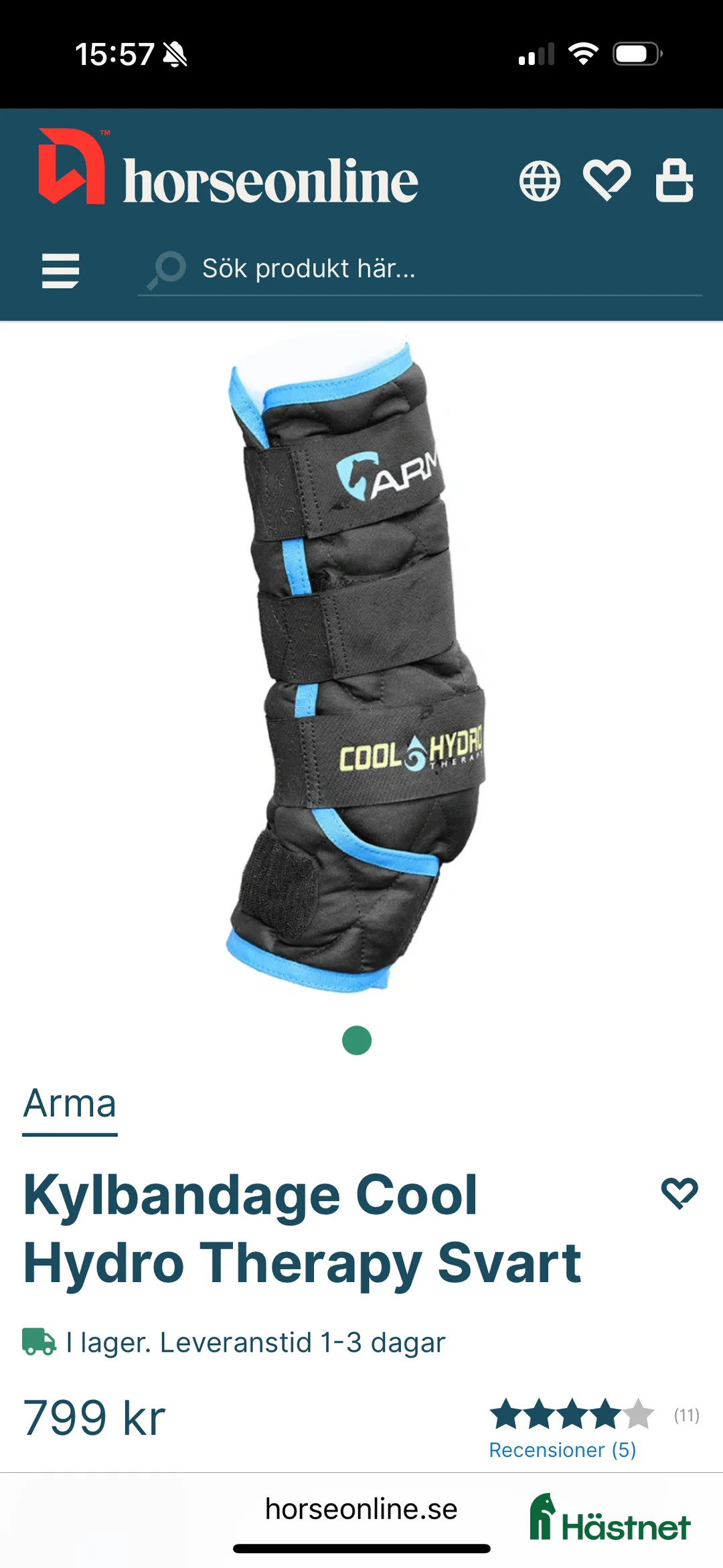 Benskydd hästutrustning till salu: Arma kylbandage i Visby - Annons 1