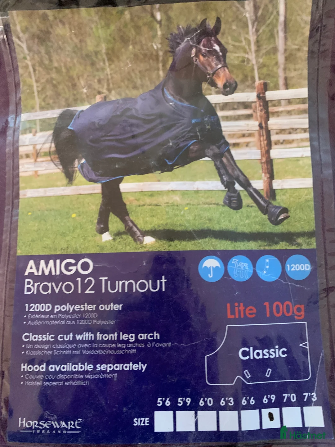 Täcken hästutrustning till salu: Horseware Amigo 0g och 100g med hals - Annons 2