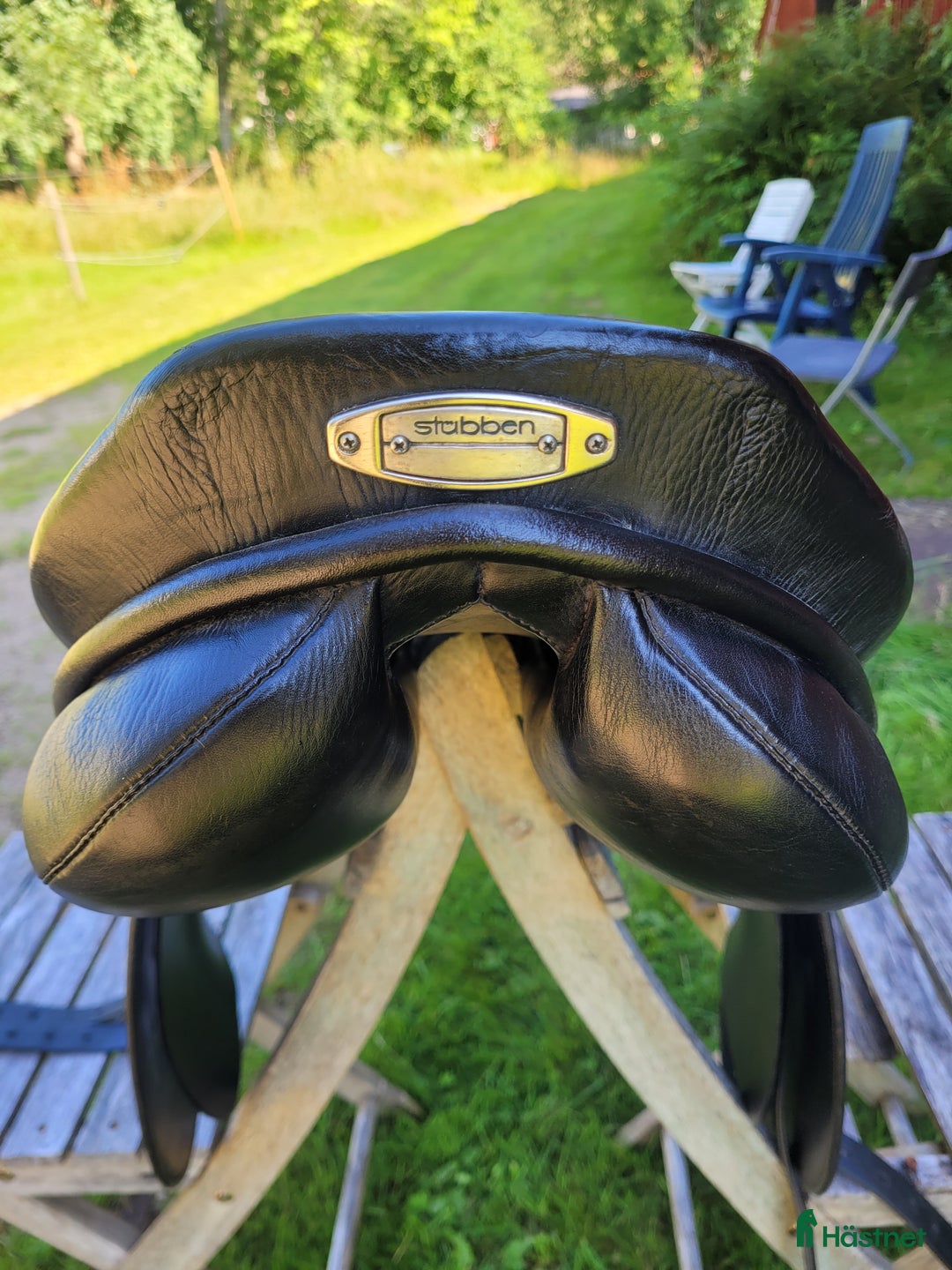 Sadlar hästutrustning till salu: Dressyrsadel - omstoppad i Tösse - Annons 8